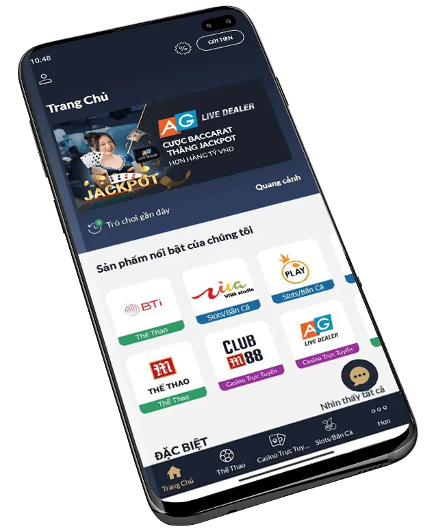 Đa dạng trò chơi cá cược tại Win55 APK bao gồm thể thao, casino trực tuyến và nổ hũ.
